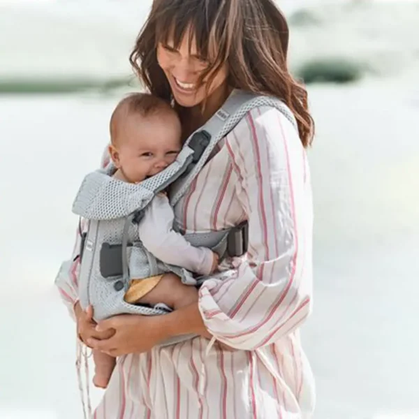 BABYBJORN ベビーキャリア ONEKAI Air 抱っこ紐 メッシュ シルバー