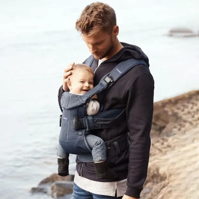 BabyBjorn ベビーキャリア ONE KAI ネイビーブルーメッシュ 抱っこ紐